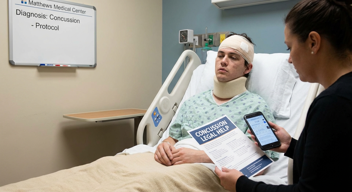 Matthews Concussion Lawyer