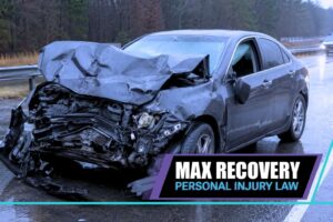 Car is totaled after a North Carolina car accident declared a total loss
